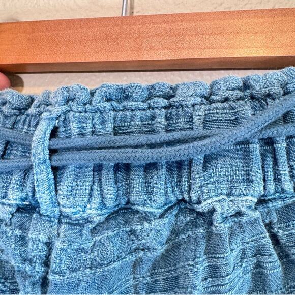 Sundance Bastille Easy Blue Cropped Cotton Pants Women’s XSP Casual Beachy - Picture 9 of 11